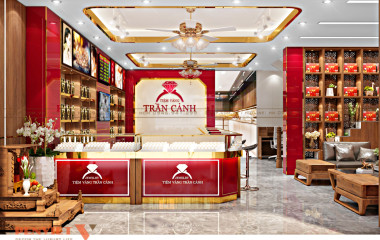 Tiêu chí và bí quyết thiết kế tiệm vàng đẹp mê hồn dành cho chủ đầu tư 